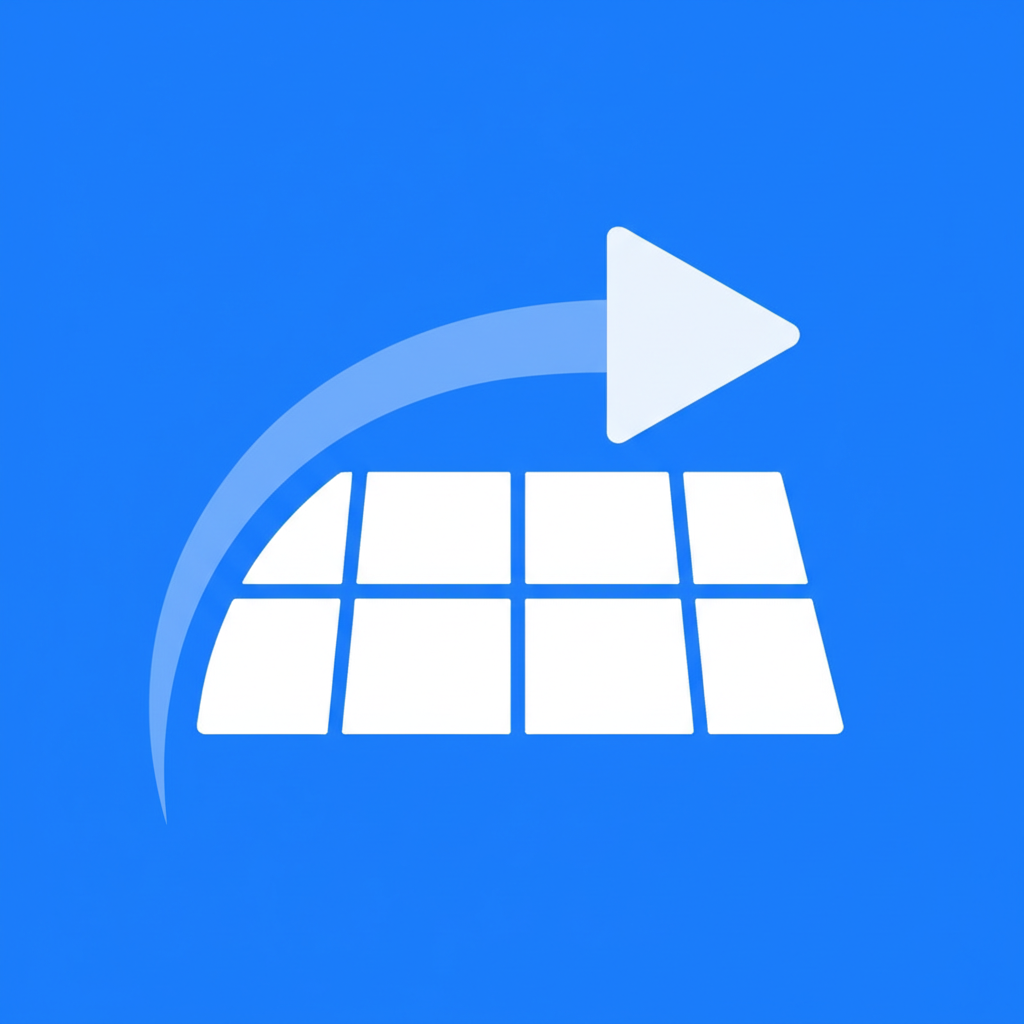 Takfornyelse ikon – neon glass stil