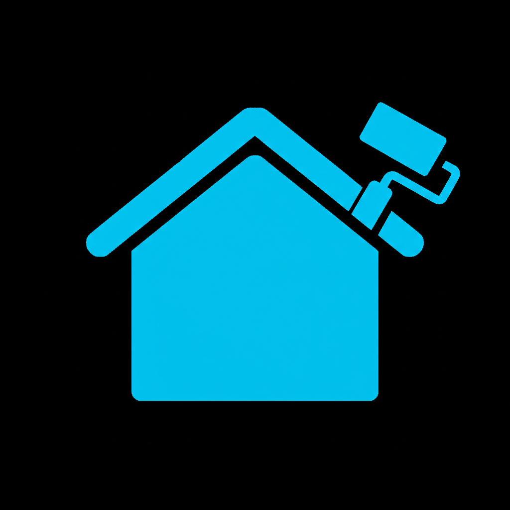 Utvendig maling ikon – neon glass stil